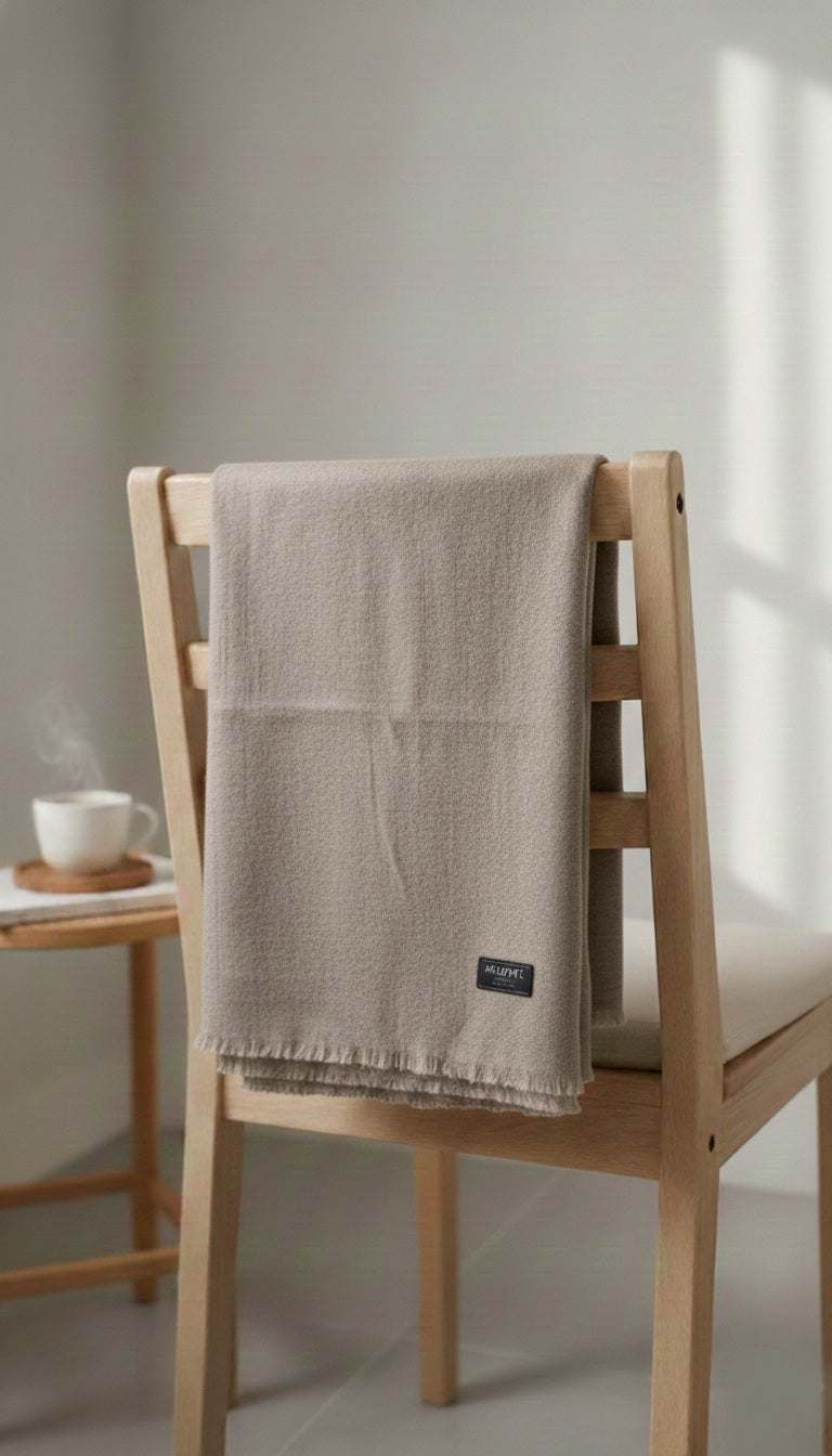 Light Brown - Pashmina Shawl